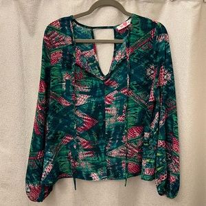 Buddy Love flowy print blouse